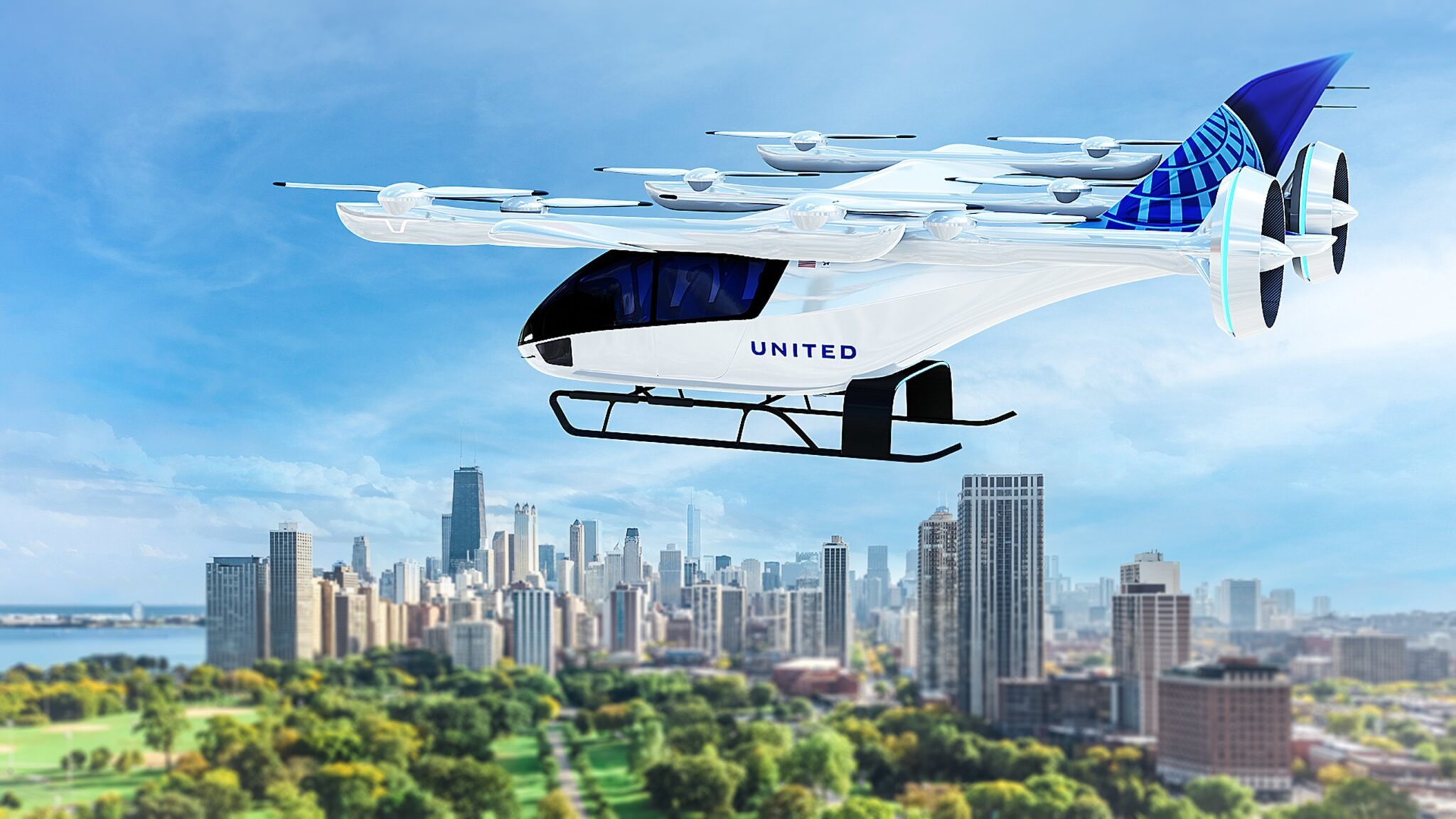 United Airlines to Purchase 200 Electric Air Taxis