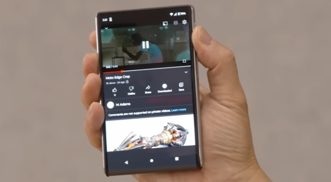 Motorola Shows Off ‘Rollable’ Smartphone, Laptop That Grow With the Press of a Button