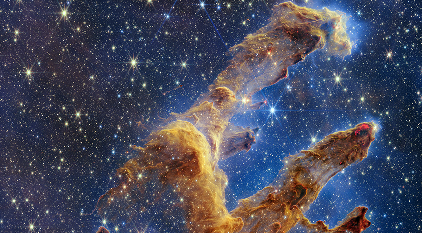 Webb Telescope Captures Breathtaking Image of the Pillars of Creation