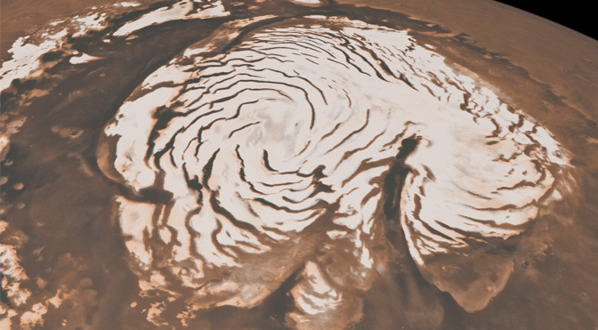 3D Radiogram of Mars’ North Pole Uncovers a ‘Hidden Canyon’