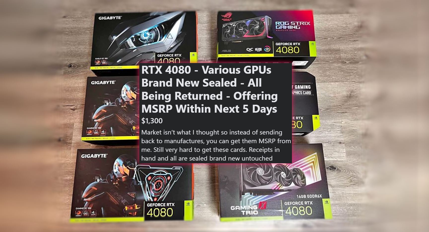 As RTX 4080 Scalpers Struggle To Sell Their Cards, Newegg Halts Refunds